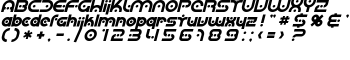 SF Planetary Orbiter Bold Italic font