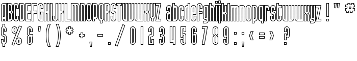 SF Port McKenzie Outline font