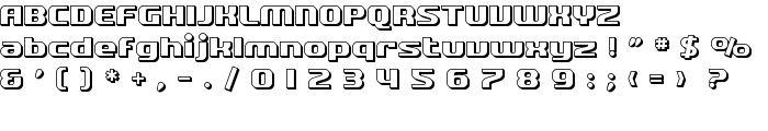 SF Quartzite Shaded font