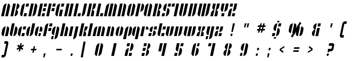 SF RetroSplice Condensed font