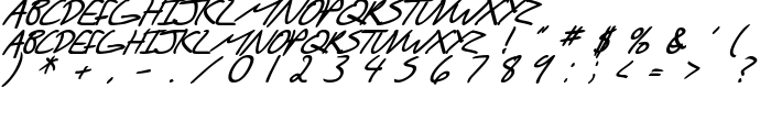 SF Scribbled Sans SC Bold Italic font