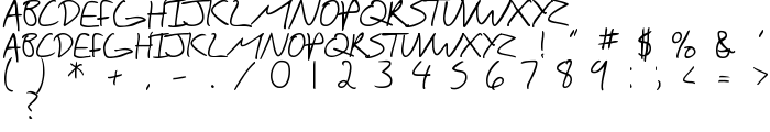 SF Scribbled Sans SC font