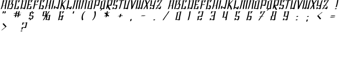 SF Shai Fontai Extended Oblique font