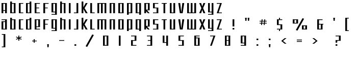 SF Square Root Extended font