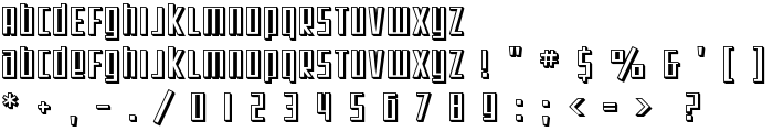 SF Square Root Shaded font