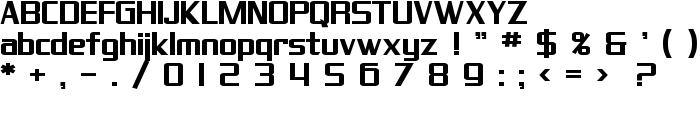 SF Theramin Gothic Bold font