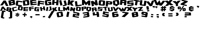 SF Zero Gravity Bold font