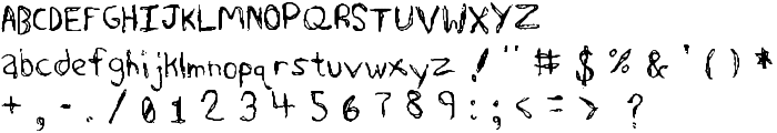 Sharkscribble font