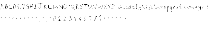 Shaynes_Handwriting font