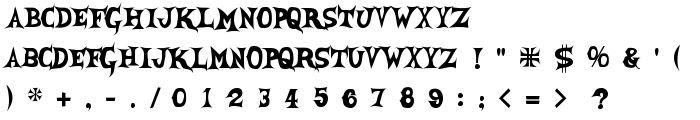 She Creature font