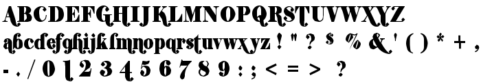 ShiftyChicaTwo-Regular font