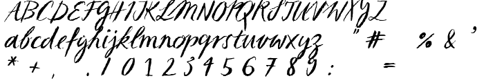 Sketch ScriptRegular font