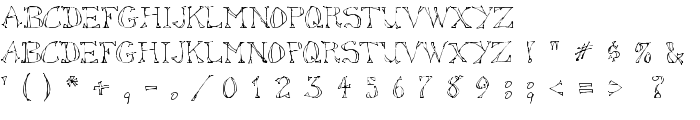 Sketched Out font