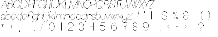 Sketchica font