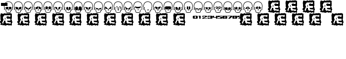 Skull Capz BRK font