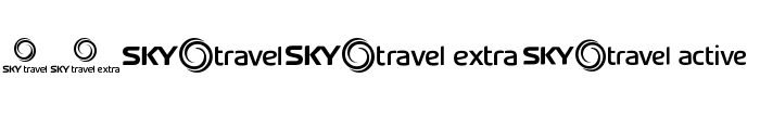 SKYfonttravel font