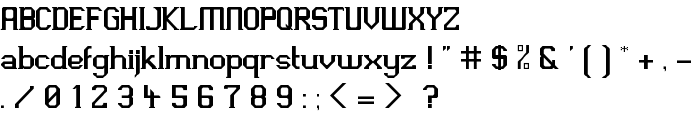 SL PiXL Regular font