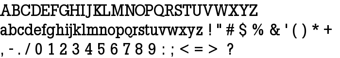 SlabTallX-Medium font