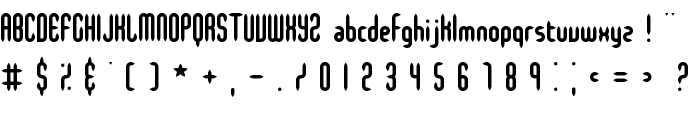 Slender Mini BRK font