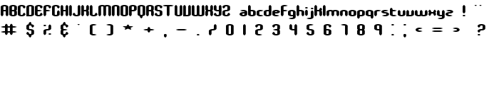 Slender Stubby BRK font