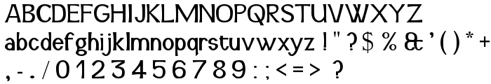 Snidane font