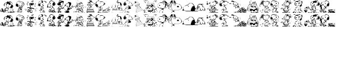 Snoopy Dings font