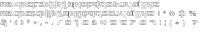 Snubfighter Outline font