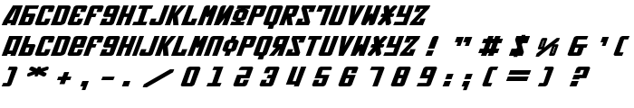 Soviet Bold ExpItal font