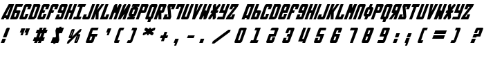 Soviet Bold Italic font