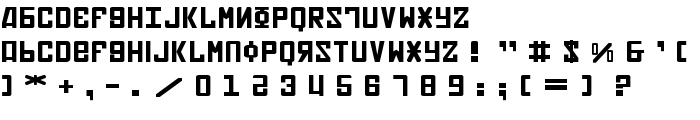 Soviet Expanded font