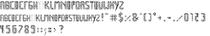 SPACE PEZ Outline font