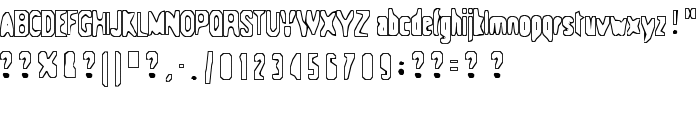 Space-ship 354 font