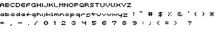 Spacebit font