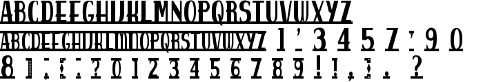 spankys bungalow font