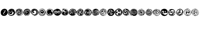 Spirals Regular font