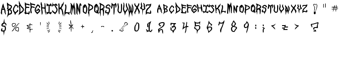 SpookShow Undead font