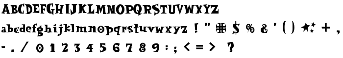 SpookyMagic font