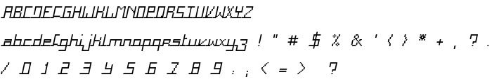 Square Italic font