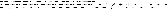 --squarepusherv2-- font