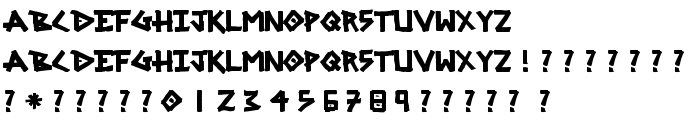 SRG MARKER font