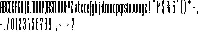 ST Moviehead Ultra-condensed Bold font