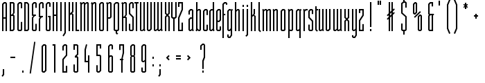 ST Moviehead Ultra-condensed DemiBold font