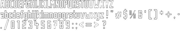 StahlbetontrŠger-Outline font