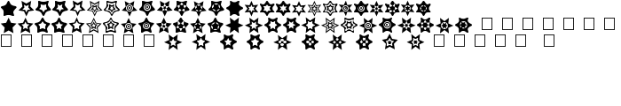 Star Things font