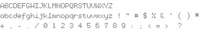 StarryTypeLA font