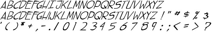 street cred Italic font