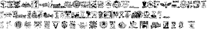 STENCIL PUNKS DINGS font