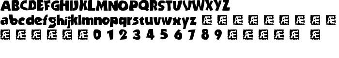 Stranded BRK font