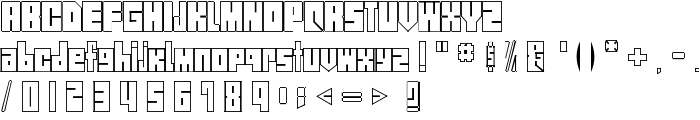 Street Block font