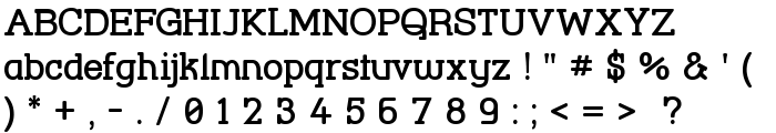 Street Corner Slab Bold font